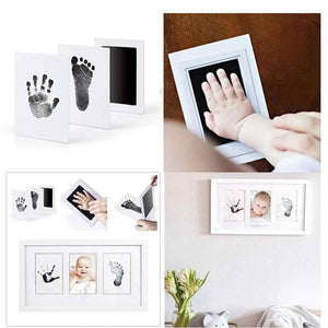 👣Chaosfrei Baby-Abdruck-Kit - Machen Sie ganz einfach Erinnerungen mit Ihrem Baby