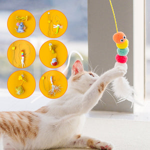 Verstellbares Katzenspielzeug zum Aufhängen