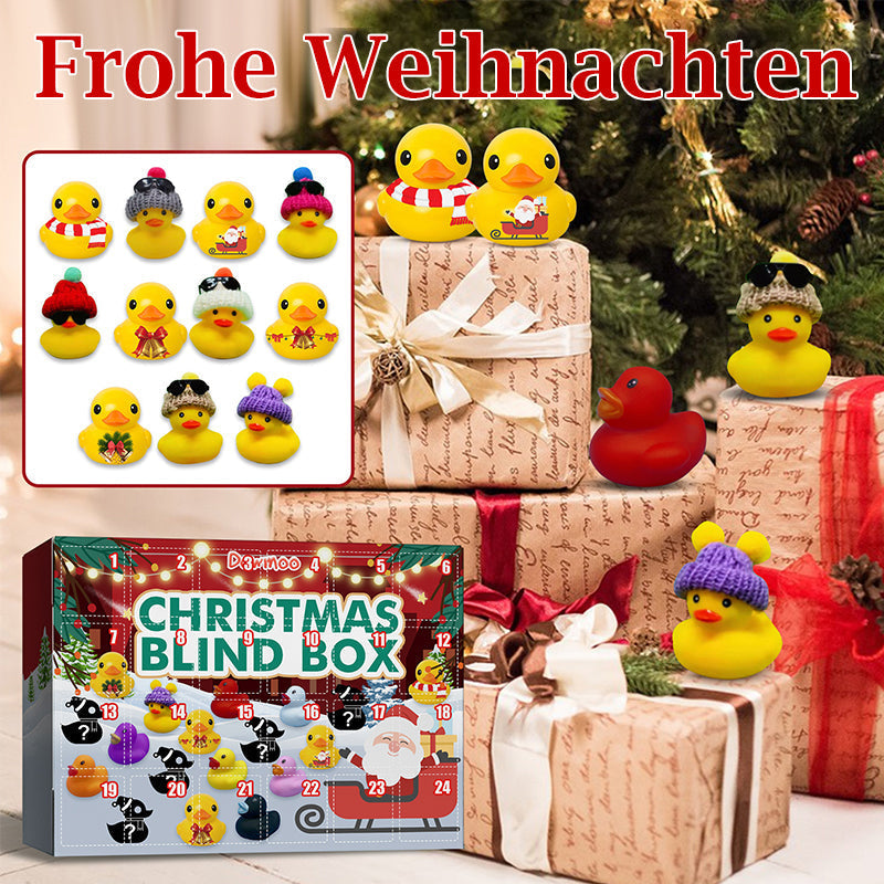 Weihnachtensblindkasten-Ente im Baden-Weihnachtenskalender