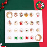 24 Tage Countdown-Kalender DIY Weihnachten Adventskalender Armbänder Set