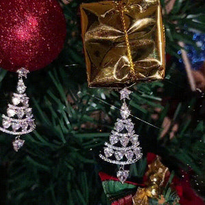 Hochwertige Weihnachtsbaum Ohrringe