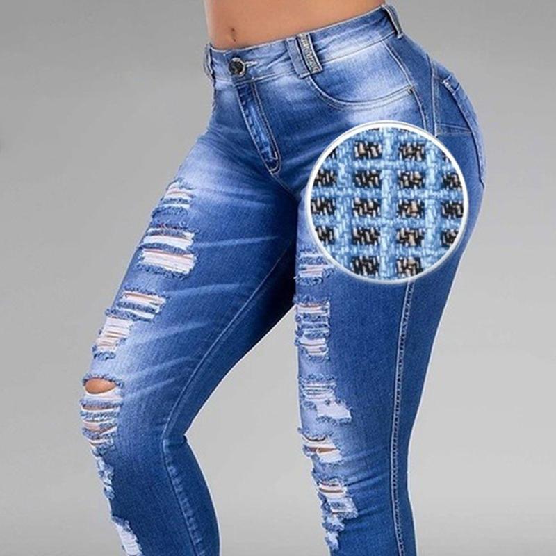 Hohe Taille Jeans Für Damen
