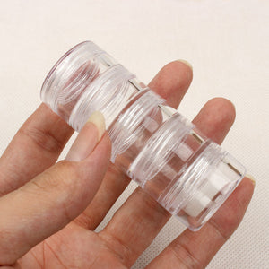 5 in 1 Verbundene Transparente Versiegelte Flaschen