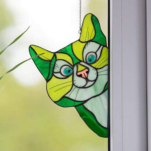 Süßer Katzenanhänger fürs Fenster
