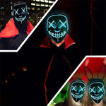 (🎃Frühe Halloween-Aktion🎃) Halloween - LED leuchtende Maske