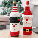 Weihnachtsdekorationen Weihnachtsmann-Weinflaschen-Set