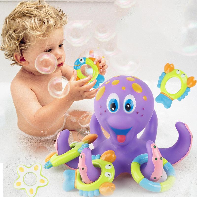 Kinder Octopus Badespielzeug mit 5 Ringen