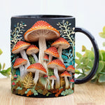3D Magic Mushrooms Becher