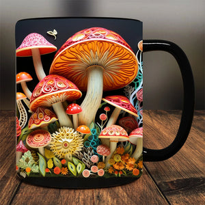 3D Magic Mushrooms Becher