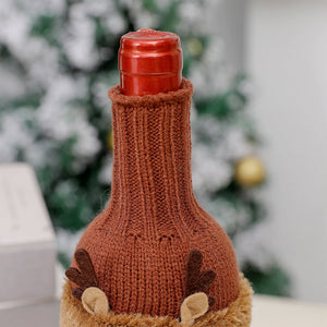 Weihnachtsdekorationen Weihnachtsmann-Weinflaschen-Set