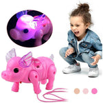 Gehendes Schwein mit Musik und Licht-elektrisches Spielzeug