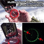 Multifunktions-LED-Kompass für den Außenbereich