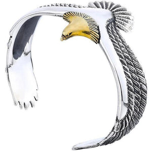 Silber Adler Manschette Armband