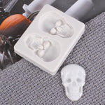 (🎃Frühe Halloween-Aktion🎃) Halloween 3D Schädel Kuchenform