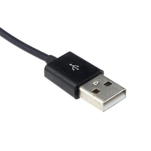 4 Ports LED USB 3.0-Adapter-Hub Ein- / Ausschalter für PC Laptop BK (4 USB-Ports-Hubadapter, Schwarz)