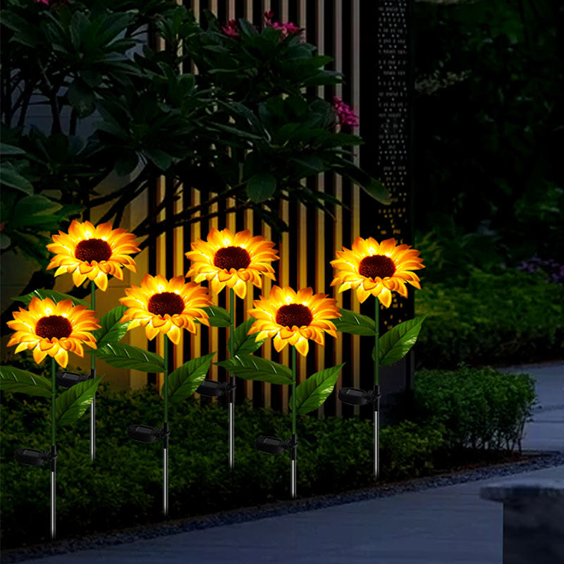 LED-Solar-Sonnenblumenlampe