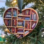Süße Herzförmige Bücherregaldekoration