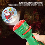 🎅Vorweihnachtsangebot🎅 Weihnachten Leuchtende Taschenlampe-Projektorlampe