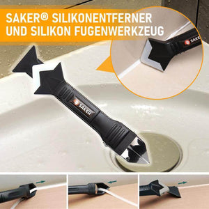 Saker® 3-in-1 Silikonentferner und Silikon Fugenwerkzeug