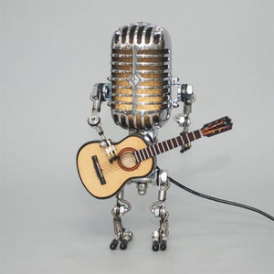 Retro Mikrofon Roboter