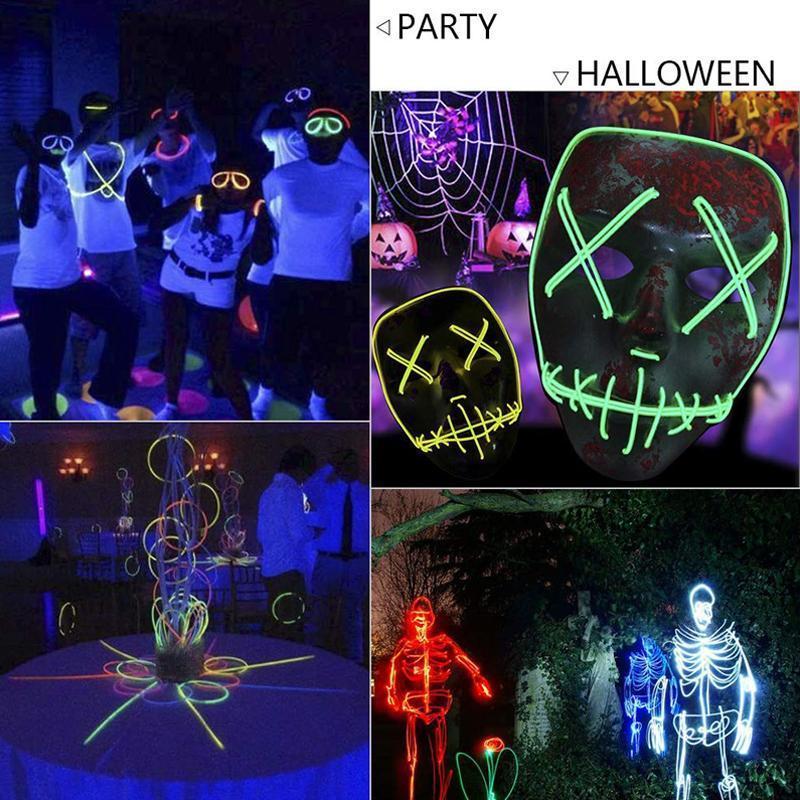 (🎃Frühe Halloween-Aktion🎃) Halloween Strichmännchen LED-Lichtlinie