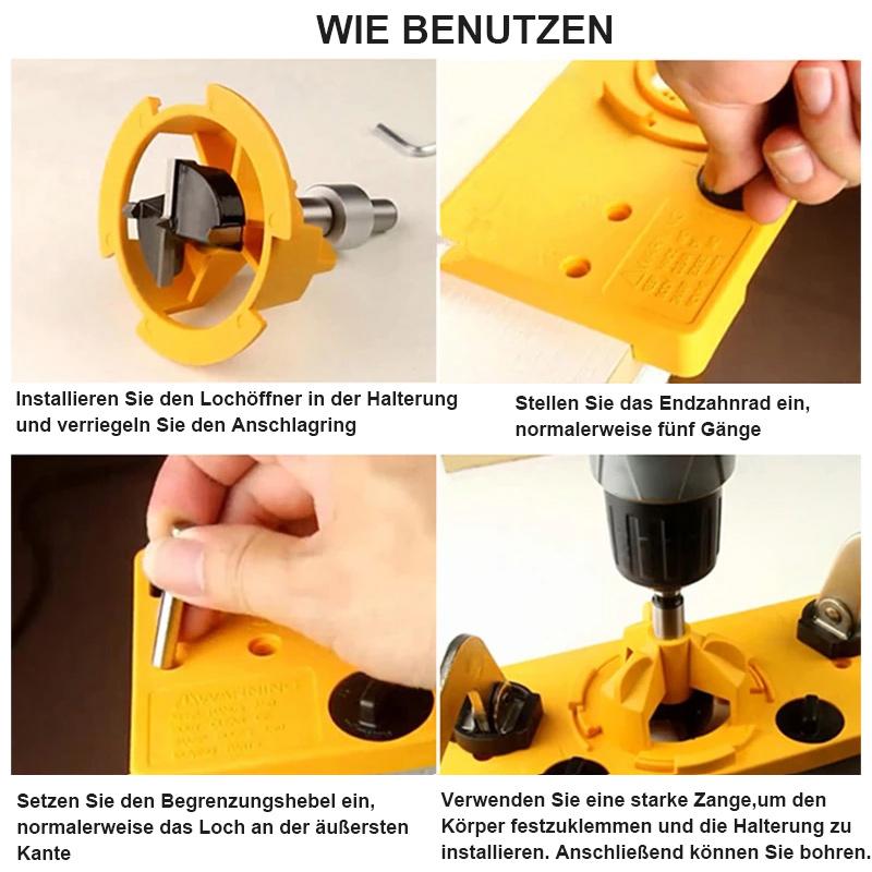 Holzbearbeitung 35mm Scharnierloch Jig Guide
