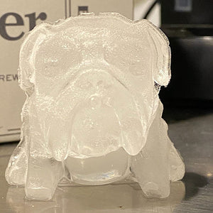 Kreative Bulldogge-Eisform aus Silikon