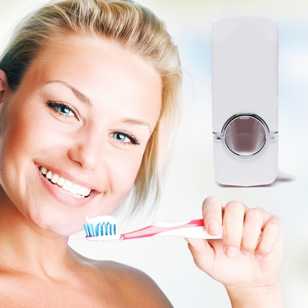 Automatischer Zahnpaster-Spender und Zahnbürstenhalter Set