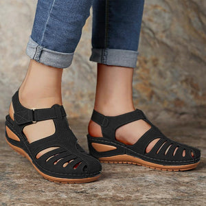 Damen Sommer runde-Zehen Sandalen