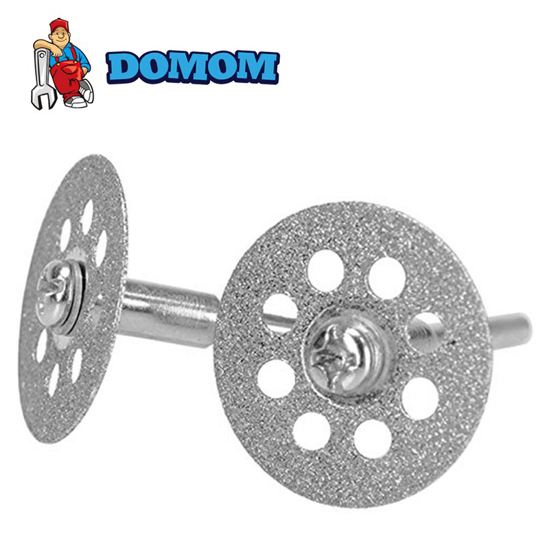 Domom® Diamanttrennradsatz (10 Stk. Und 2 Stangen)