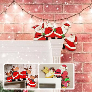 Weihnachtsmann Tür und Fensterrahmen dekorative Plaketten