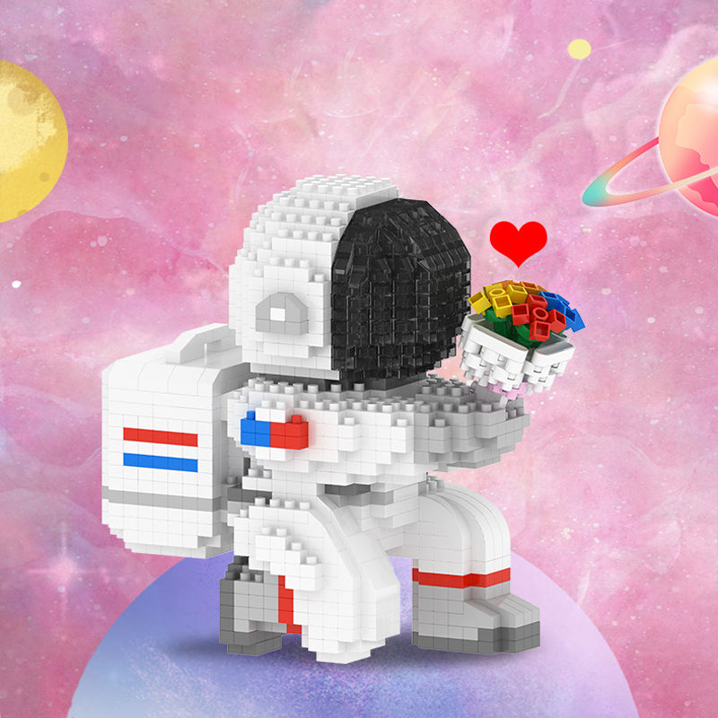 Pädagogisches Astronaut-Bausteinspielzeug für Kinder