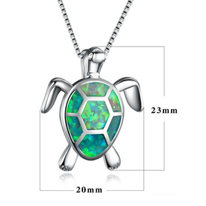 Halskette in Schildkrötenform